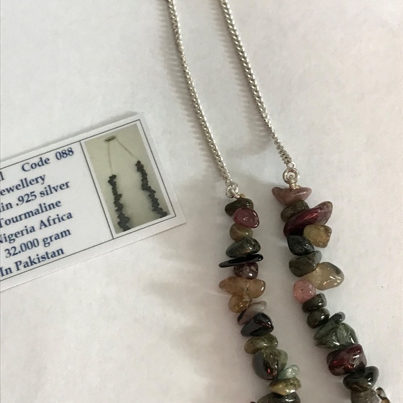 Tourmaline, Multicolor Rondelle, Faceted Rondelle, - Picture 4 of 5